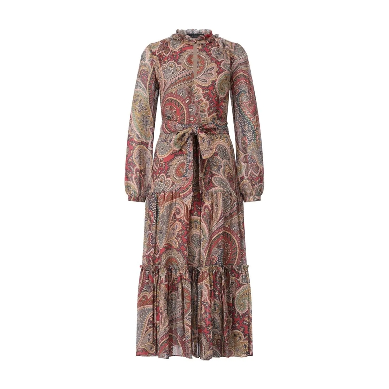 Etro Maxikleid Maxikleid mit Paisley-Muster mehrfarbig
