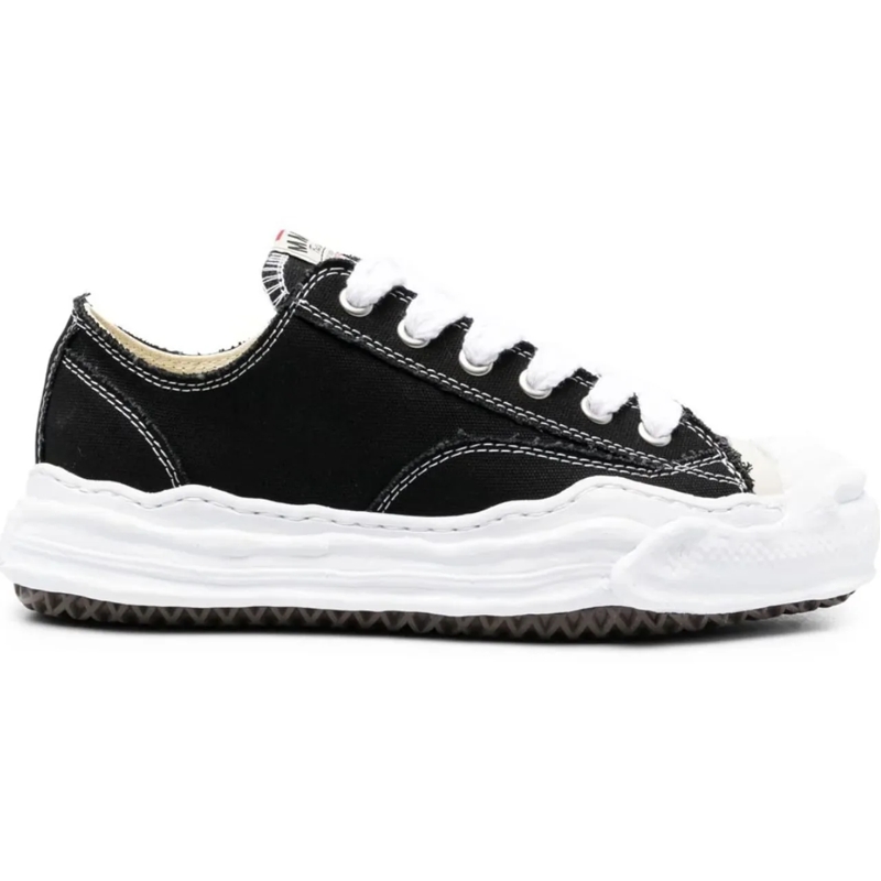 Maison Mihara Yasuhiro Low-Top-Sneaker Hank Low Top Sneaker Black schwarz