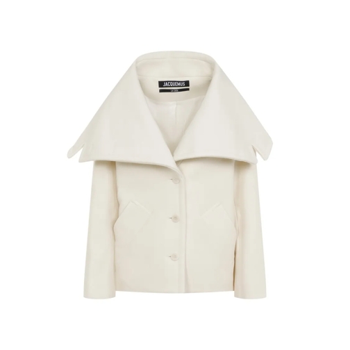 Jacquemus Le Caban Caruso Coat Neutrals 