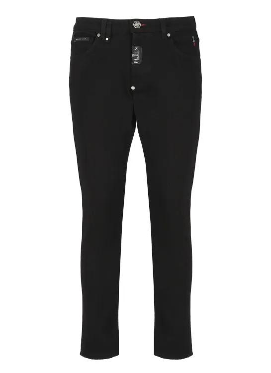 Philipp Plein - Black Cotton Jeans - Größe 31 - schwarz