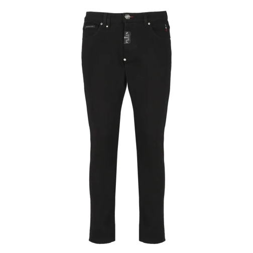 Philipp Plein Black Cotton Jeans Black 