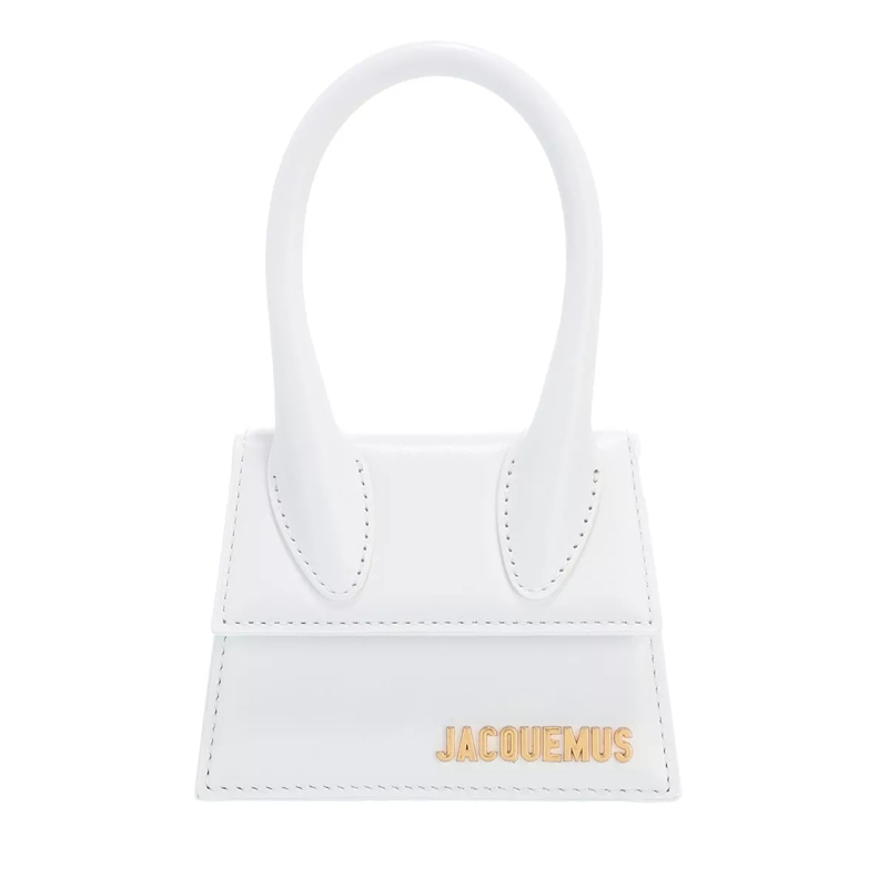 Jacquemus Mikrotasche Le Chiquito Top Handle Bag Leather White