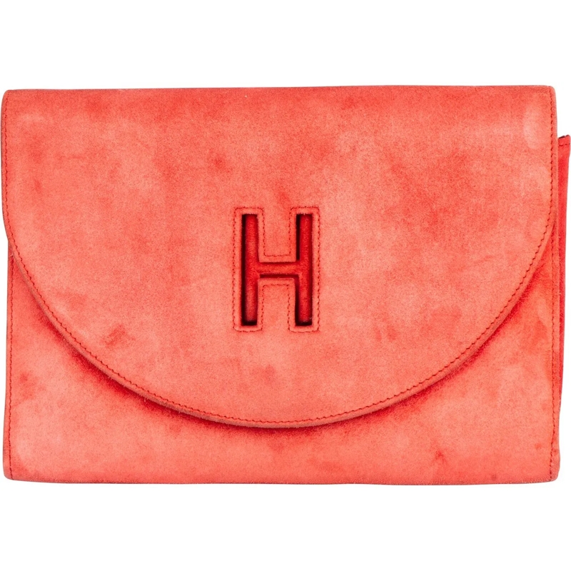 Hermès Tote Hermes Suede H Clutch Jige mehrfarbig