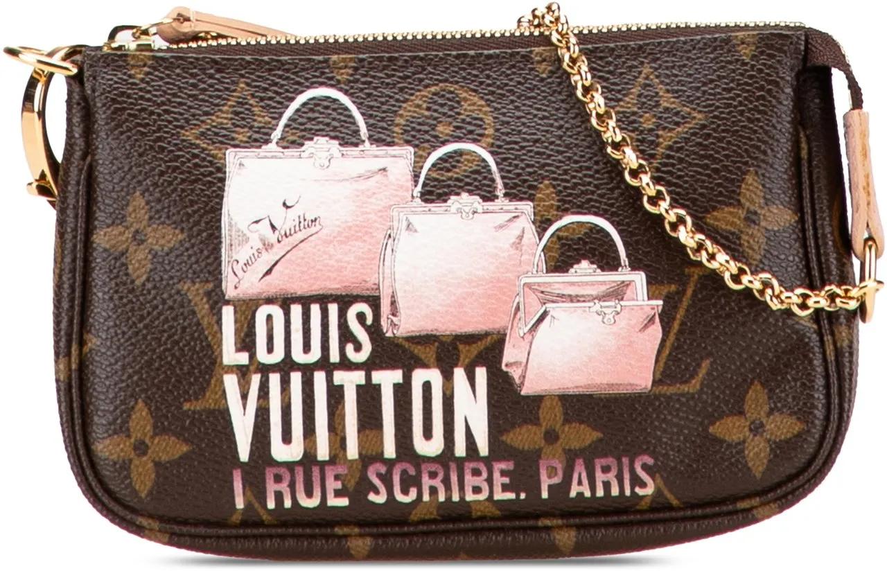 Louis Vuitton Crossbody Bags - Monogram Affiche Mini Pochette Accessoires - Gr. unisize - in Braun - für Damen