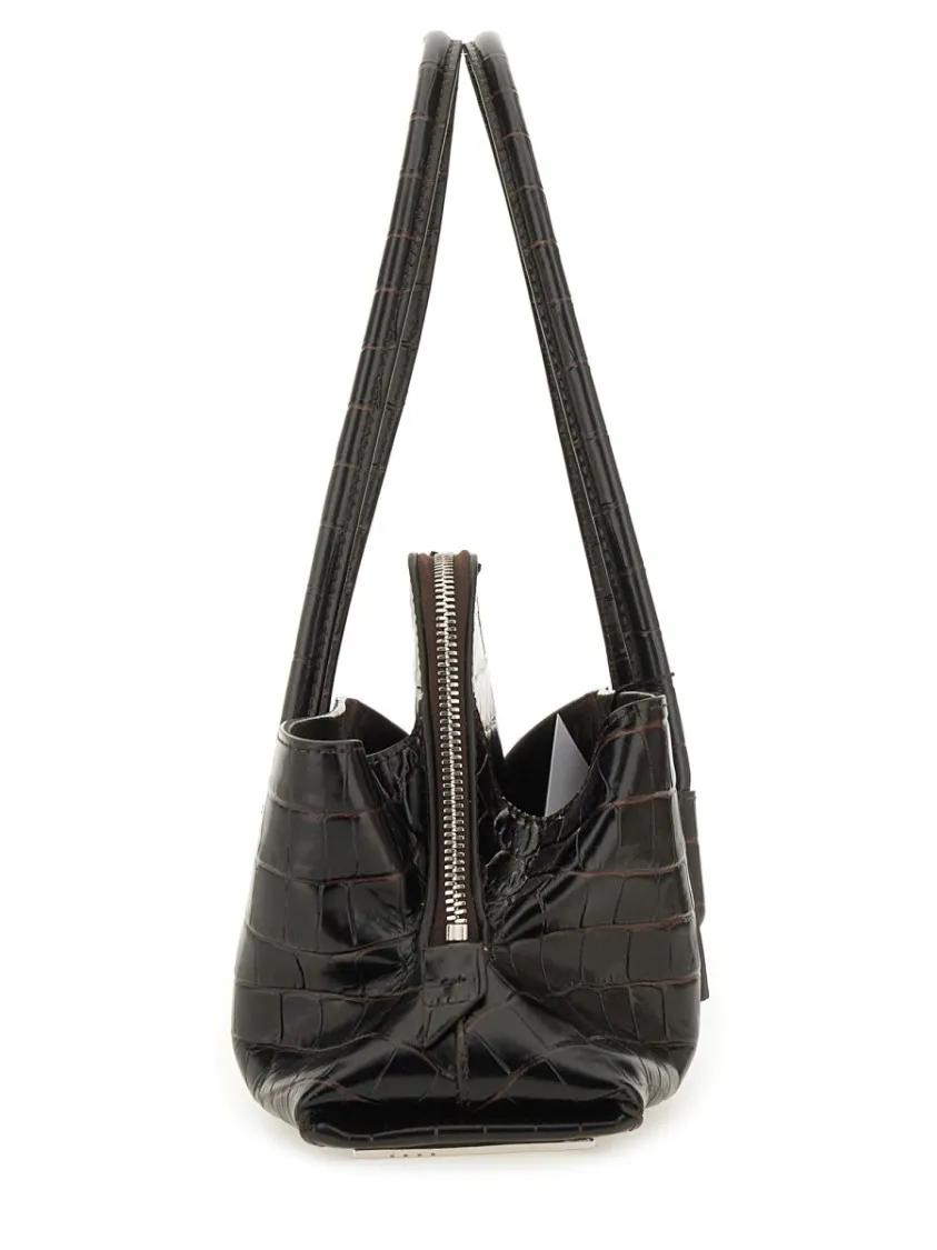 The Attico Hobo bags "The Walk" Bag Small in bruin