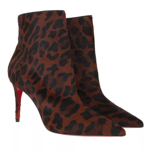 Christian Louboutin Pony Hair Ankle Boots Roux/Black Stiefelette