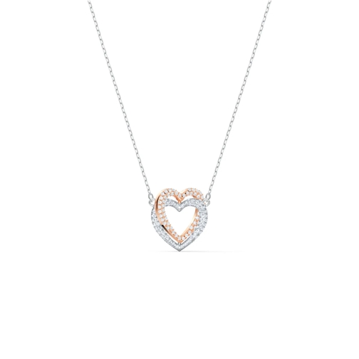 Swarovski Mittellange Halskette Infinity Heart Mixed metal finish Bicolor (Image 2)
