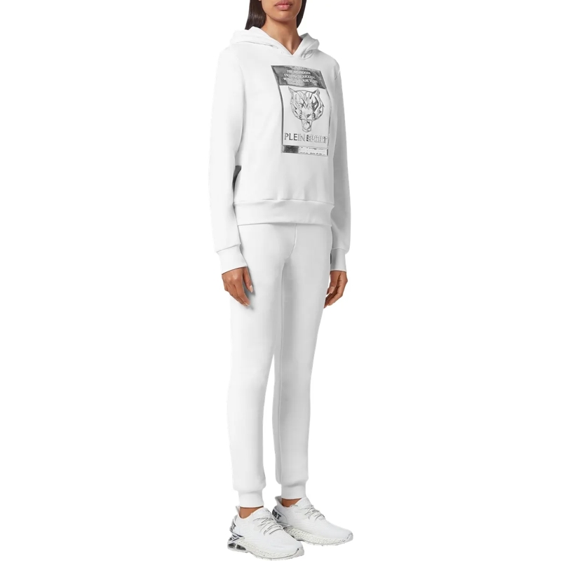 Plein Sport Top Hoodie Tiger weiss(Image 4)