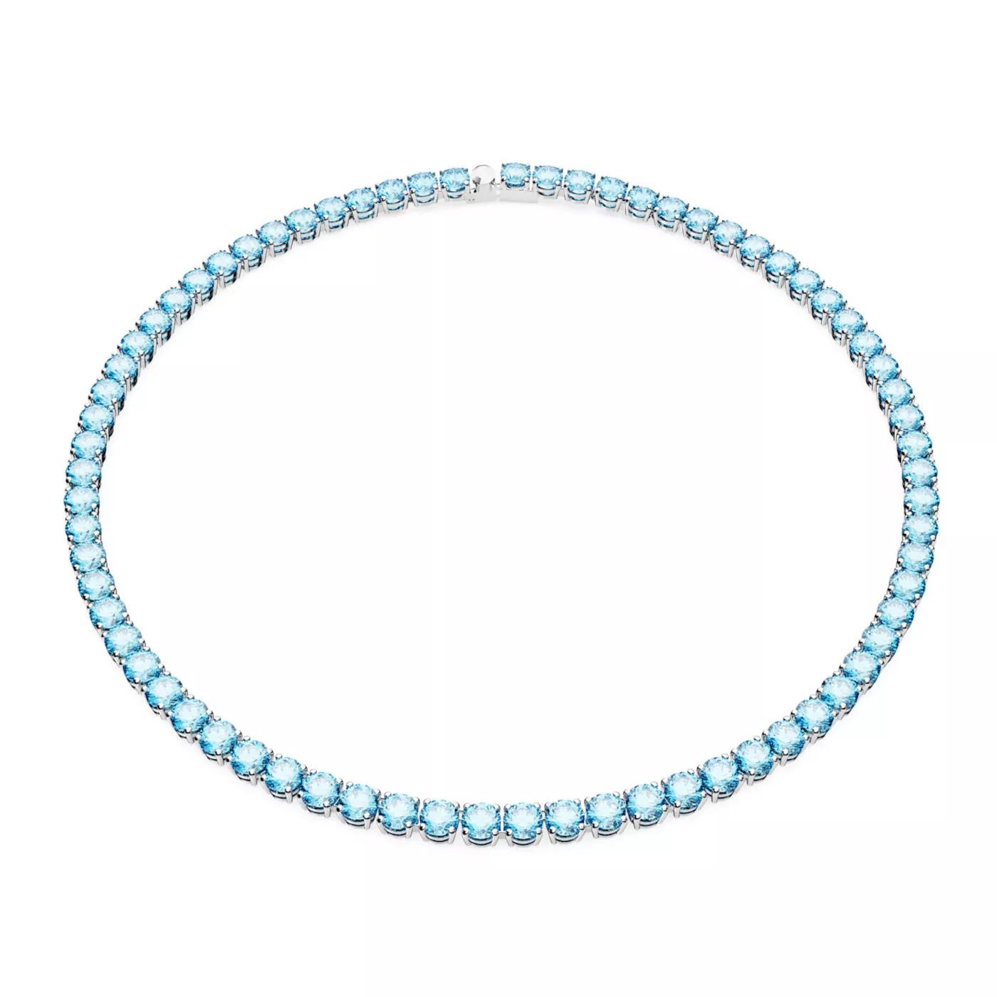 Swarovski Halskette - Swarovski Matrix Silberfarbene Kette 5661187 - Gr. unisize - in Silber - für Damen