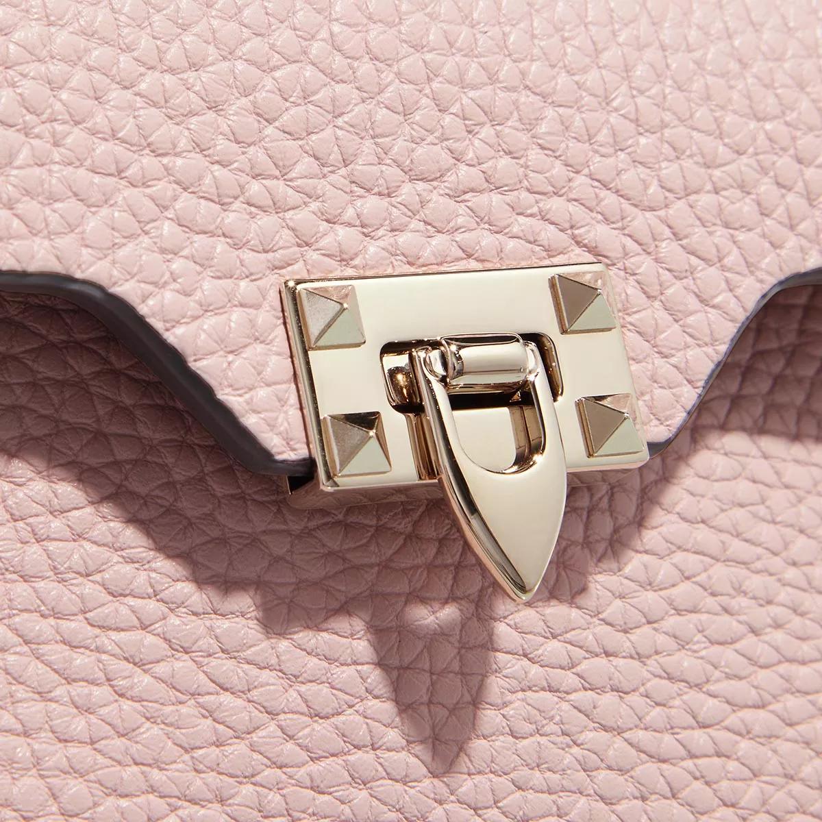 Valentino Garavani Pochettes Rockstud Pouch in poeder roze