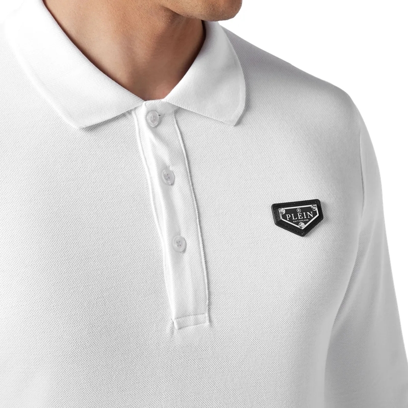 Philipp Plein Top Poloshirt weiss(Image 4)