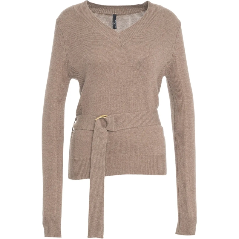 Guess  Sweater with waist belt beige