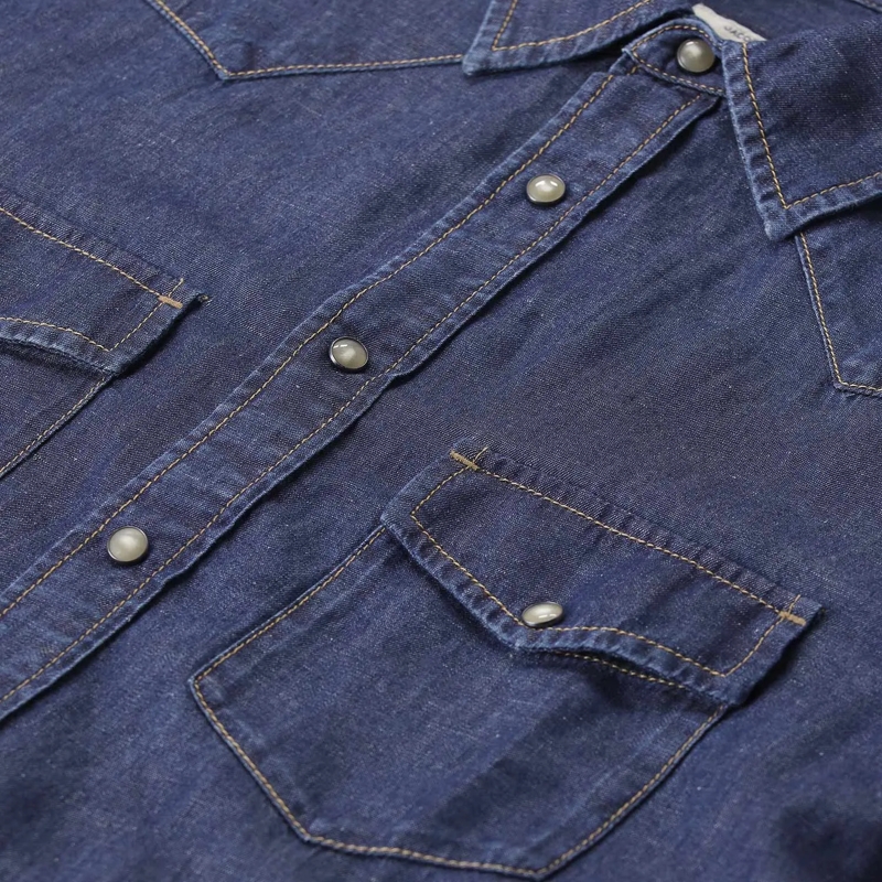 Jacob Cohen Hemd Hemd aus Denim Resort Collection blau(Image 3)