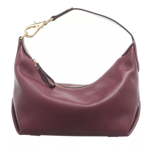 Lauren Ralph Lauren Kassie Shoulder Bag Small Vintage Burgundy | Hobo ...