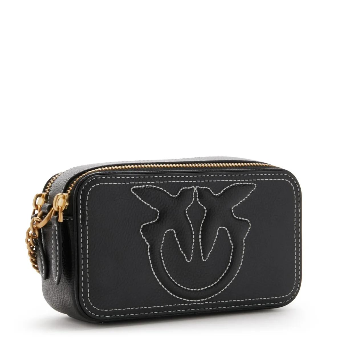 pinko Crossbody bags Carrie Camera Case in zwart