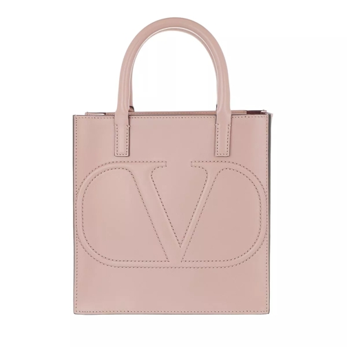 Valentino Garavani V Logo Crossbody Bag Leather Poudre Tote