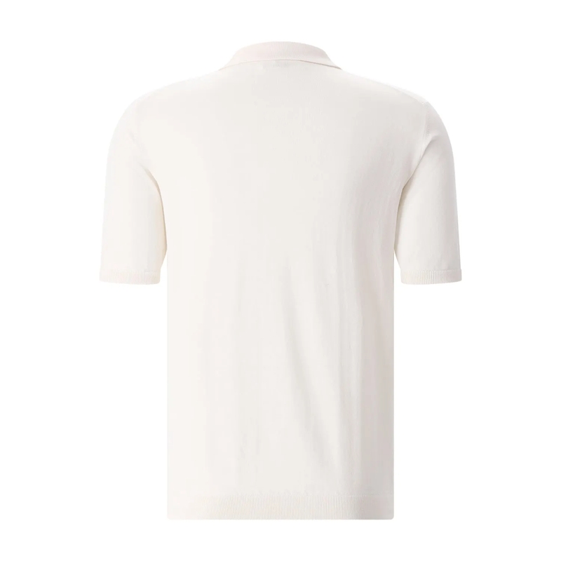 Roberto Collina Polohemd Poloshirt aus Baumwolle weiß(Image 2)