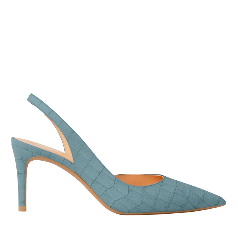 MICHAEL Michael Kors Escarpins Alina Flex Sling Pump Chambray