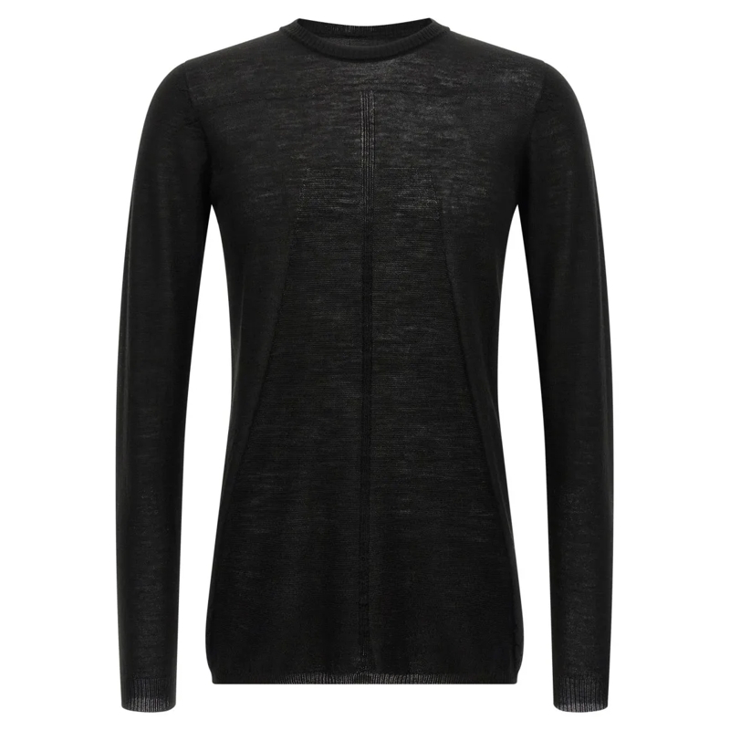 Rick Owens Pull 'Biker Level' Sweater Black