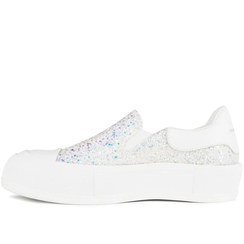 Alexander McQueen sneaker basse Deck Plimsoll Glitter Slip On Sneakers mehrfarbig (Image 2)