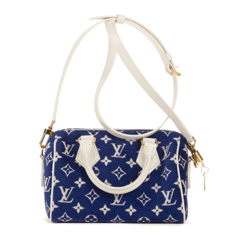 Louis Vuitton Crossbody Bag Speedy Bandouliere 20 blau