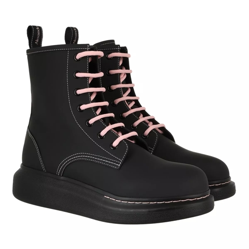 Alexander McQueen H. Boot Leather Multicolor Lace up Boots