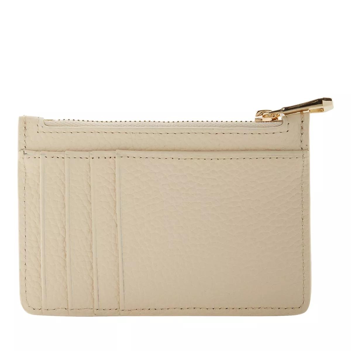 Thumbnail - Isabel Bernard Portemonnaie - Honoré Aveline Cream Calfskin Leather Card Holder - Gr. unisize - in Beige - für Damen