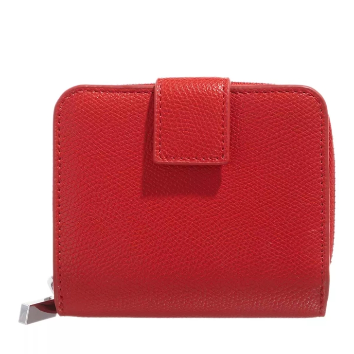 RFID Zip Around Wallet, Red