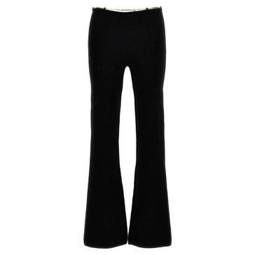 【関税込み】alexander wang Gold Nameplate Chain' pants Alexander Wang 'Gold Nameplate Chain' Pants Black