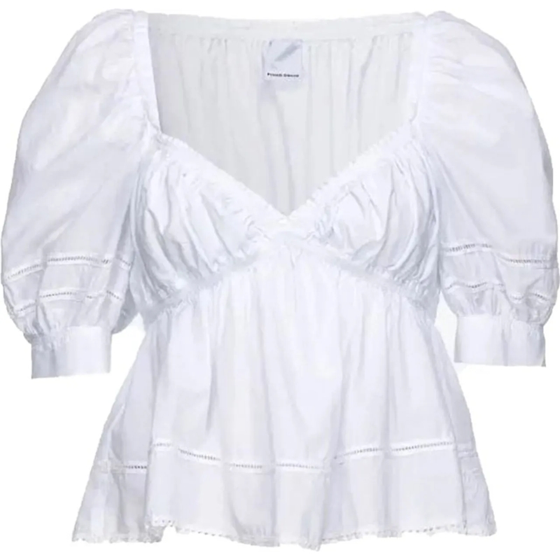 Pinko T-Shirt Tops White mehrfarbig