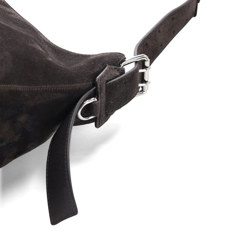 Lemaire Sac Tasche Belted Hobo aus Leder braun(Image 5)