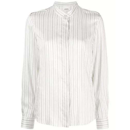Isabel Marant White Striped Shirt White Chemises