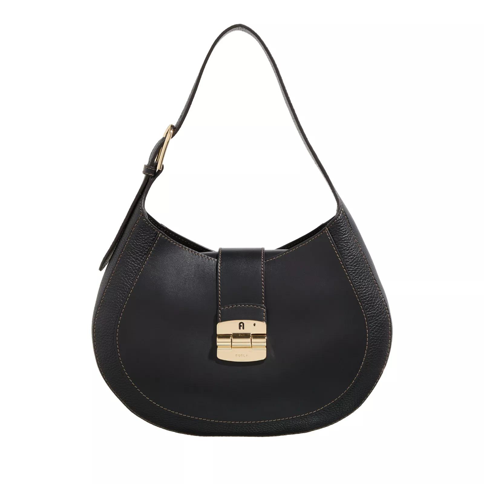 Furla Hobo Bag - Furla Club 2 M Hobo - Gr. unisize - in Schwarz - für Damen