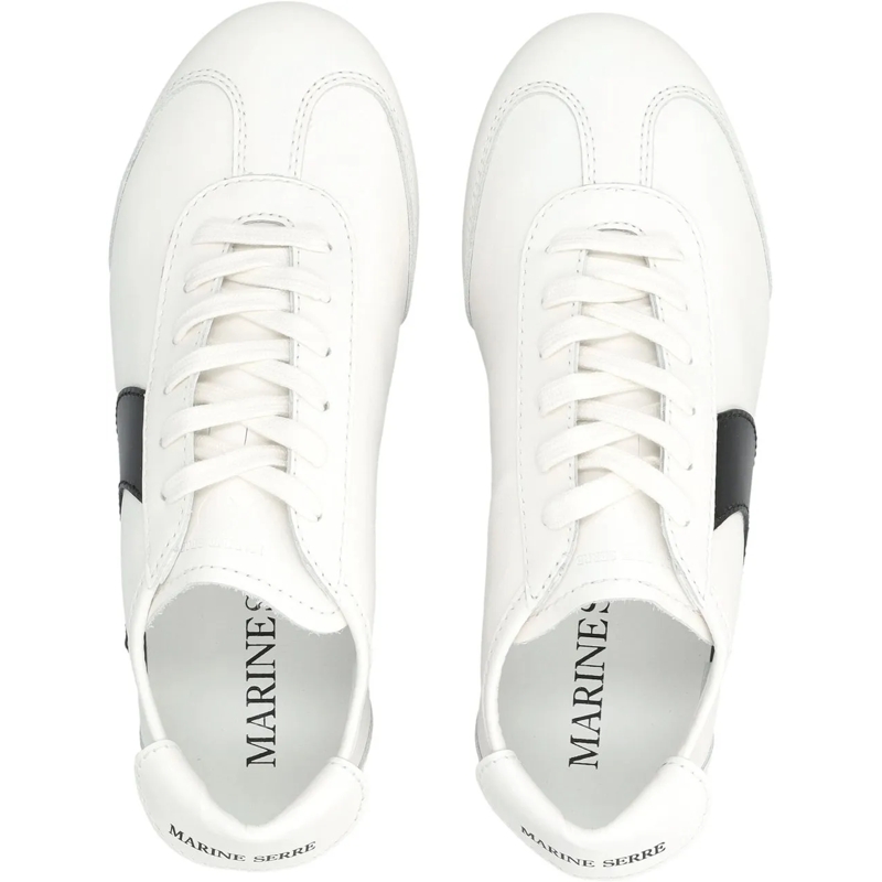 Marine Serre Sneaker basse Ms Astra Sneaker Beige weiß(Image 2)