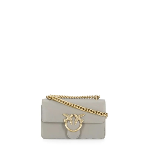 PINKO Mini Love One Simply Bag Grey Schultertasche