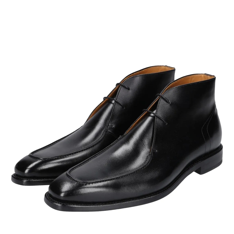 Henry Stevens Bottes à lacets George Boots Liam NGB schwarz(Image 2)