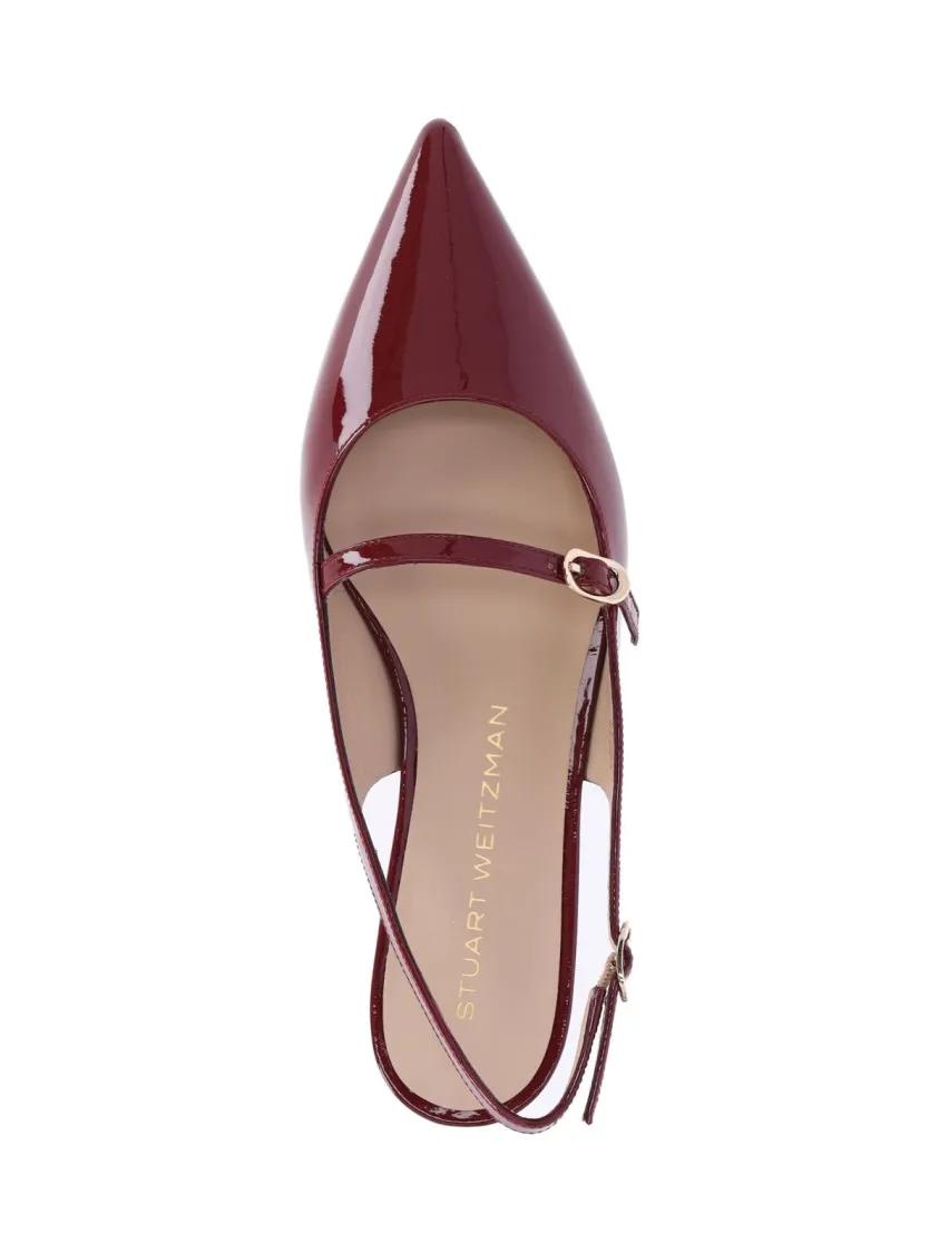 Thumbnail - "Emilia" Slingback Mules – Bordeaux - Gr. 38,5 (EU) - in Rot