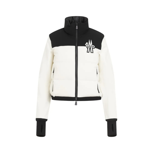 Moncler Strickjacke Zip Up White Polyester Cardigan White