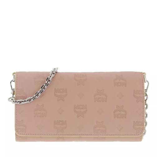 MCM Klara Leather Phone Wallet Crossbody Croissant Wallet On A Chain
