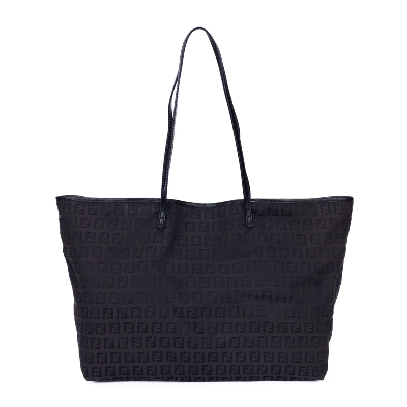 Fendi Crossbody Bag Zucchino Shopping Tote dunkel-braun