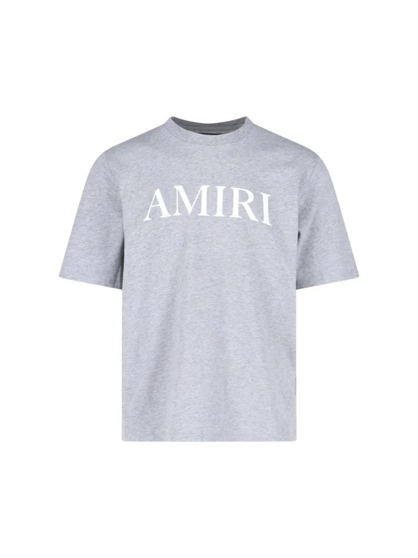 Thumbnail - Amiri - "Core" Logo T-Shirt – Grey - Größe L - grau