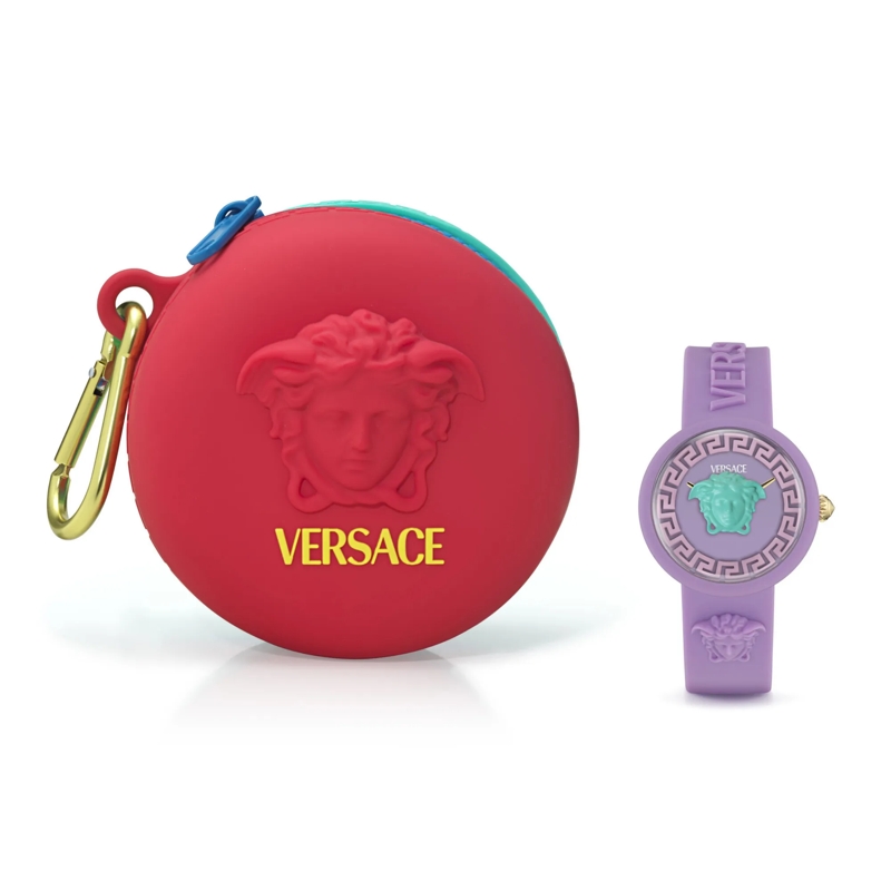 Versace Quarzuhr Quarz-Analoguhr Medusa Pop Kids lila(Image 4)