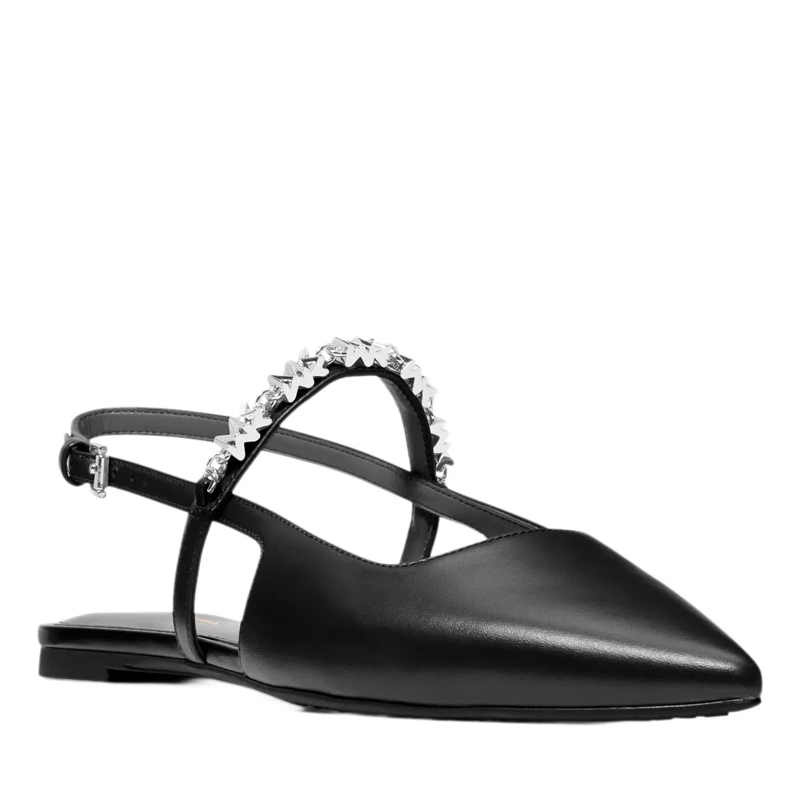 MICHAEL Michael Kors Ballerinas Dina Flex Sling Flat Black(Image 2)