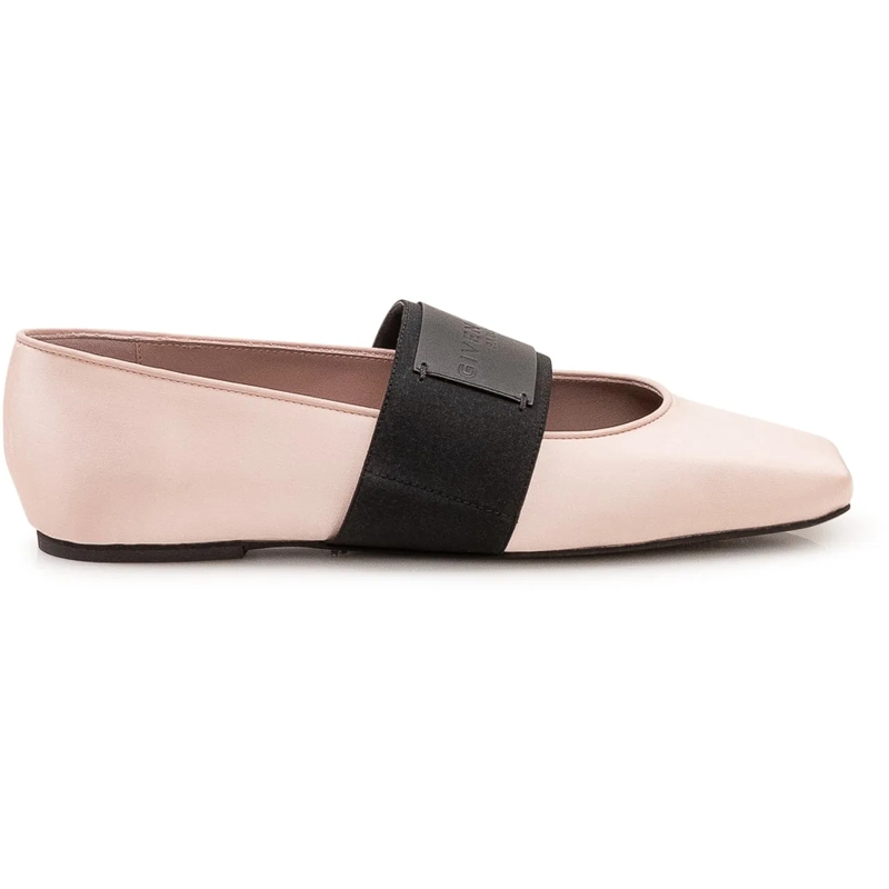 Givenchy Ballerinas Ballerine con Punta Quadrata e Fascia rose