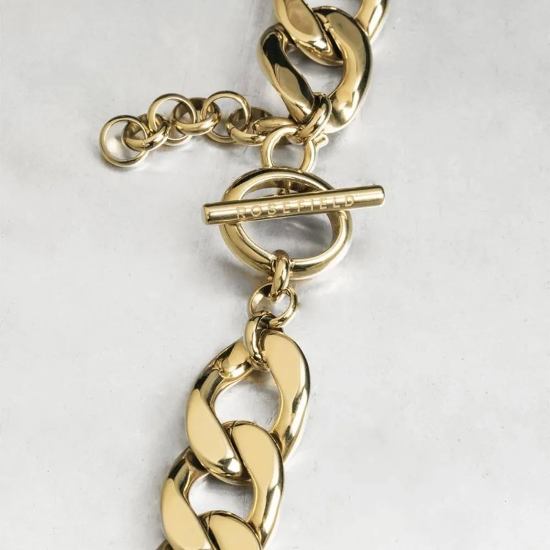 Rosefield Quarzuhr Damenuhr Octagon XS Studio Kettenoptik schwarz(Image 6)