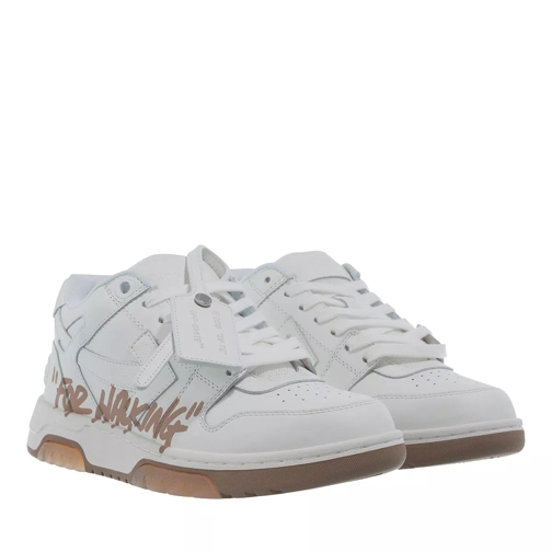 Off-White Out Of Office "For Walking"   White Camel Low-Top Sneaker