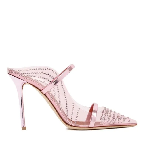 Malone Souliers Pink Pvc Stiletto Maureen 100 Mules Pink Mule