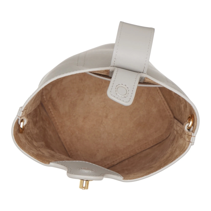 ショルダーバッグ・ポシェット LOEWE DOVE GREY LEATHER MINI PEBBLE BUCKET BAG 31164859_60652388_600.jpg