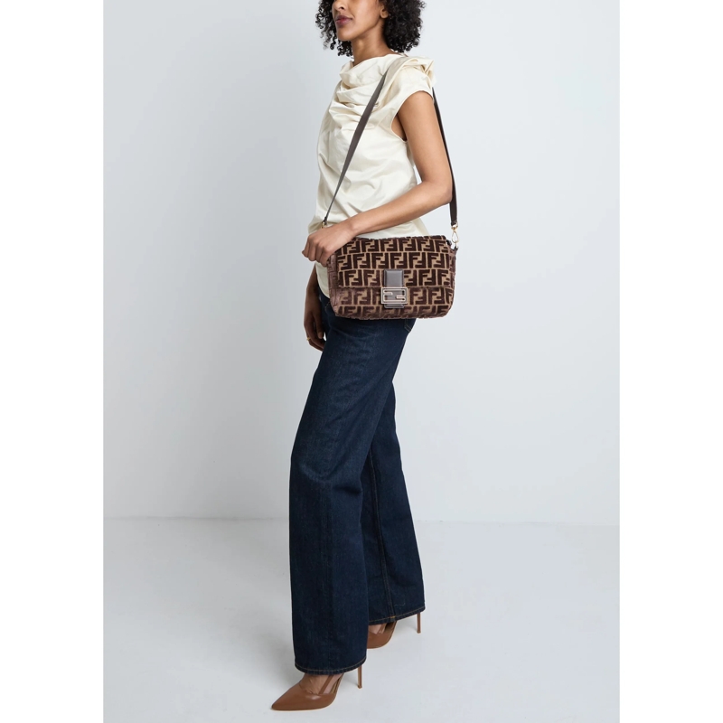 Fendi Baguette Bag Mamma Baguette Chocolate(Image 3)