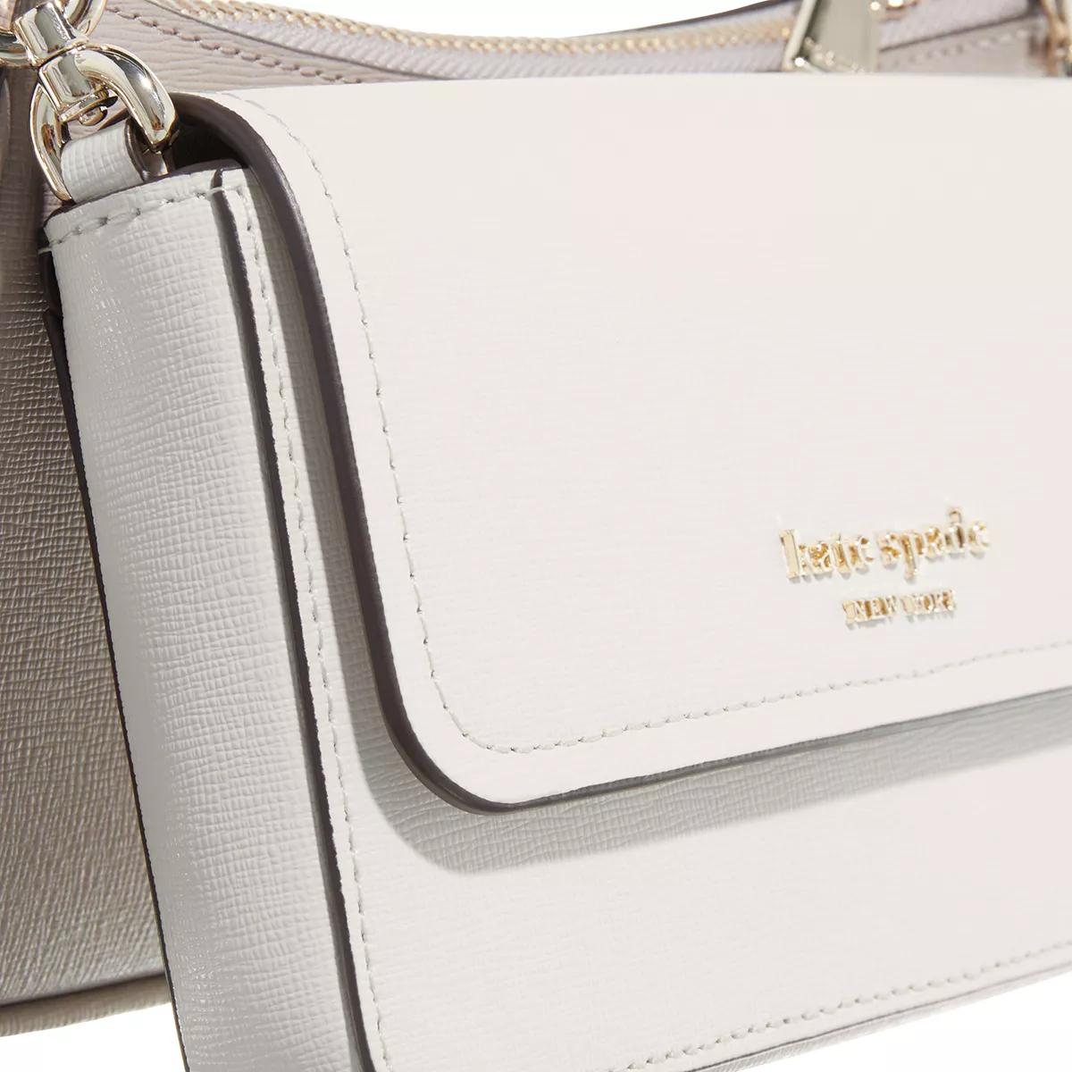 kate spade new york Crossbody bags Double Up Colorblocked Saffiano Leather Double Up in crème